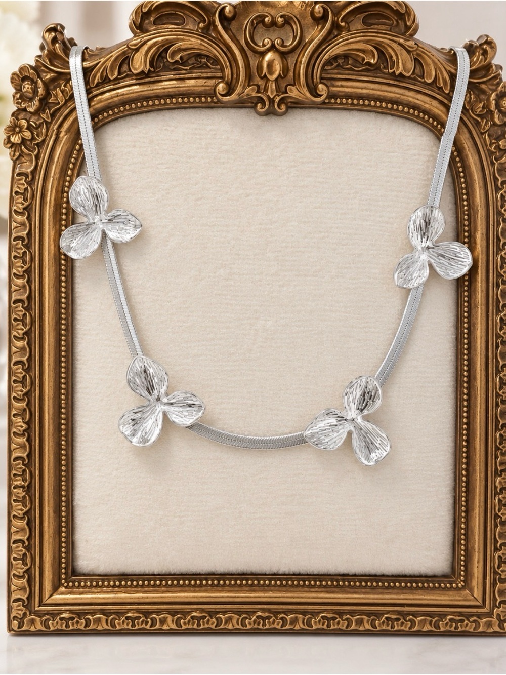 Park Lane Seabloom Necklace - Silver Plating